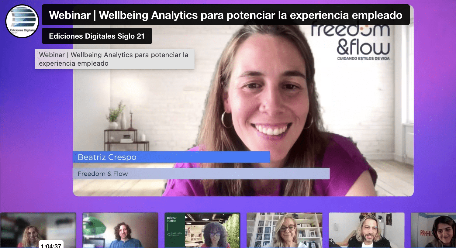 Webinar | Wellbeing Analytics para potenciar la experiencia empleado